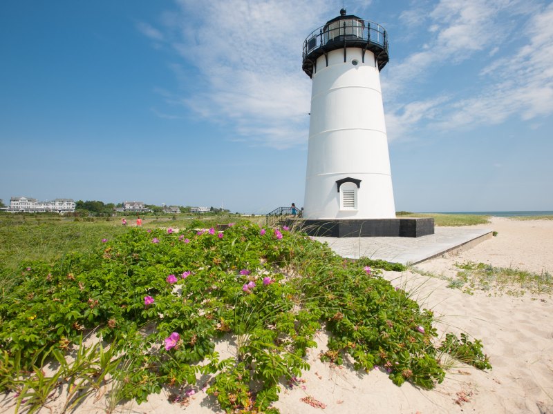 A lighthouse on Martha's Vineyard.