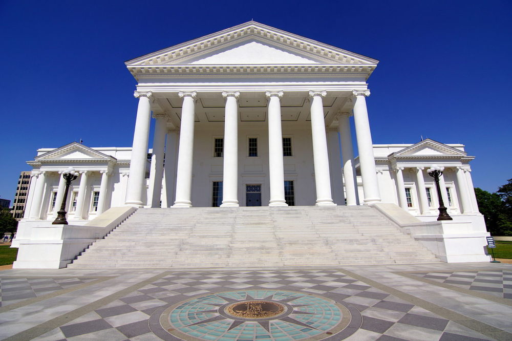 The Virginia Statehouse in Richmond.