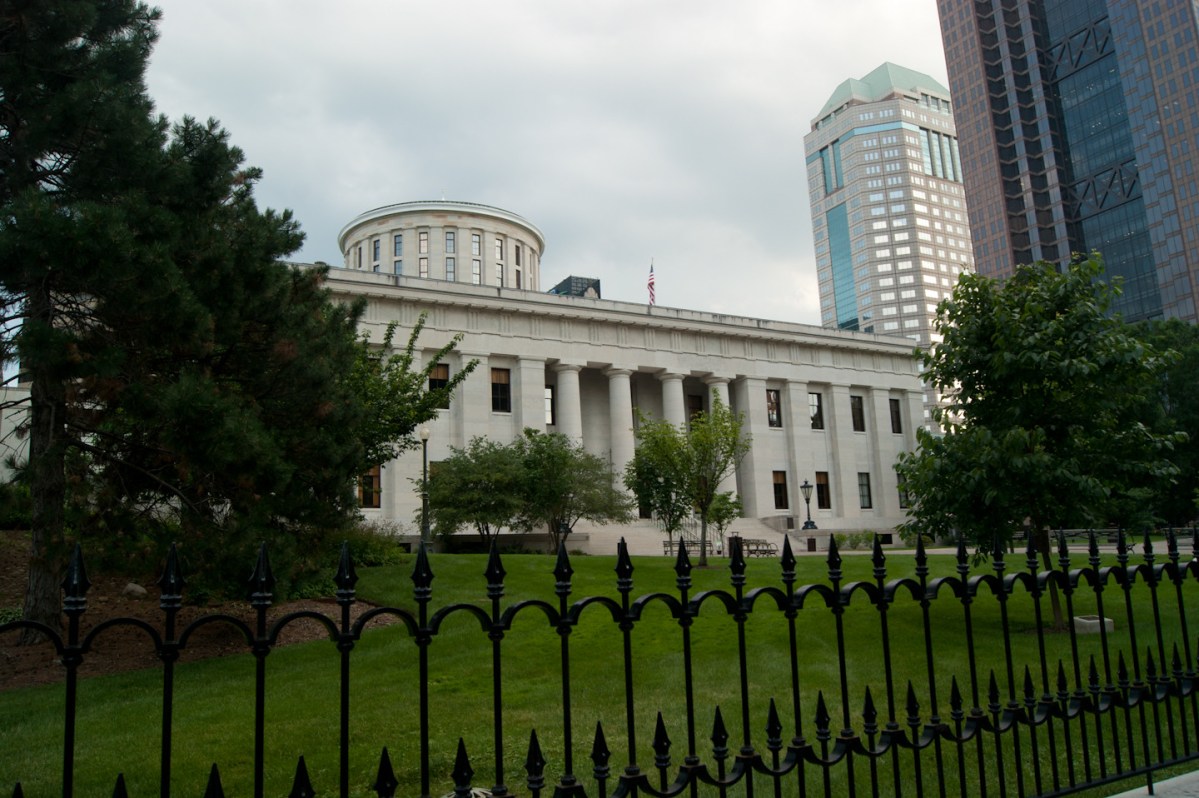 The Ohio Statehouse in Columbus.