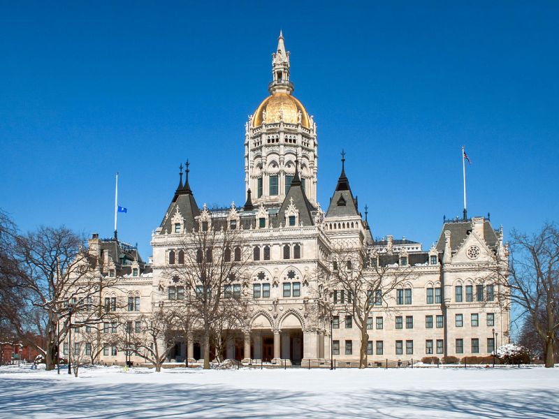 The Connecticut State Capitol in Hartford.