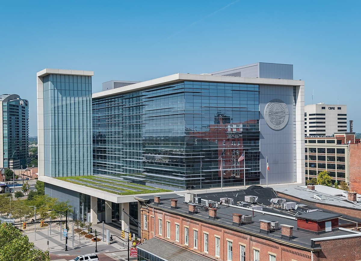 The Franklin County Government Center in Columbus, Ohio.