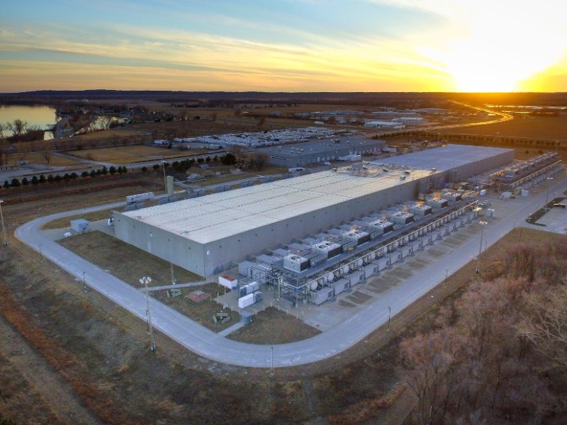 A Google data center in Council Bluffs, Iowa.