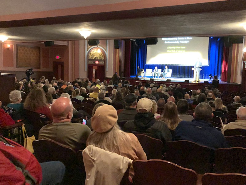 A town hall meeting in Mount Vernon, Ohio on Nov. 30.