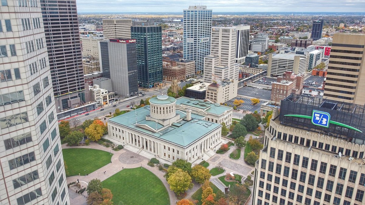 Ohio Statehouse in Columbus, Ohio.