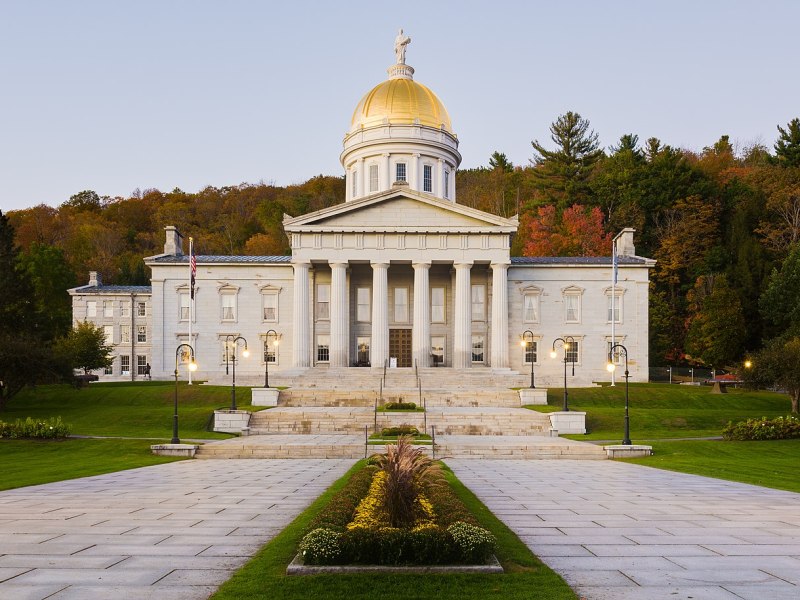 The Vermont Statehouse in Montpelier.